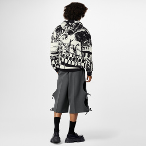 Louis Vuitton Parisian Collage Jacquard Waterproof hoodie